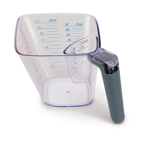 Effortless Align Measuring Jug Set – 2 Piece In Grey Design