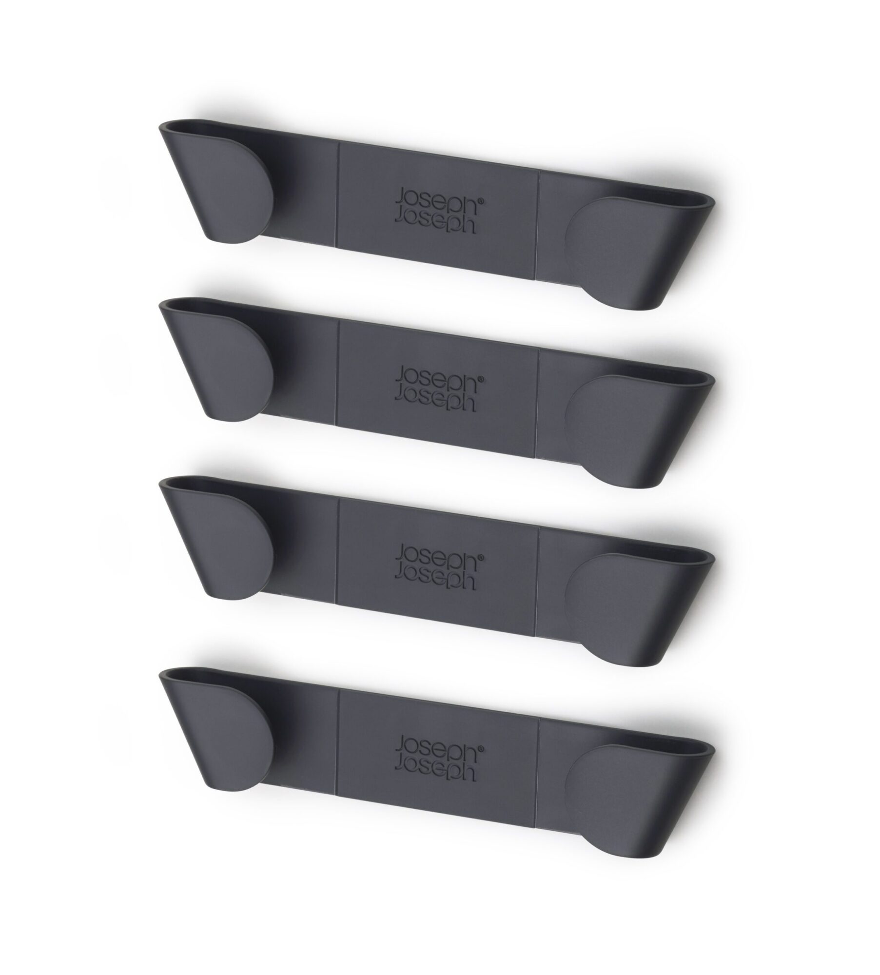 JJ CupboardStore Pan Lid Holders Grey 85149 CO2 Effortless CupboardStore Pan Lid Holders – Grey (Set of 4)