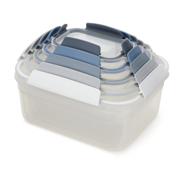 Exclusive 5 Piece Nest Lock Storage Containers Set – Sky