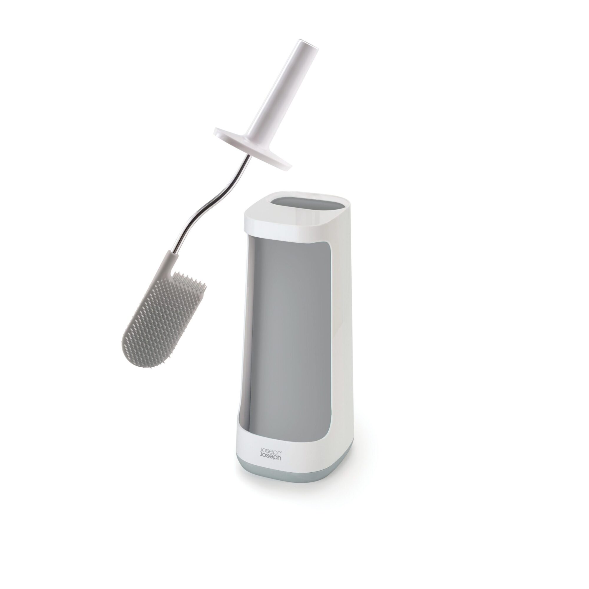 JJ-Toilet-Brush-Caddy-70516 CO5 Elite Flex Plus Toilet Brush With Storage Bay – Grey White