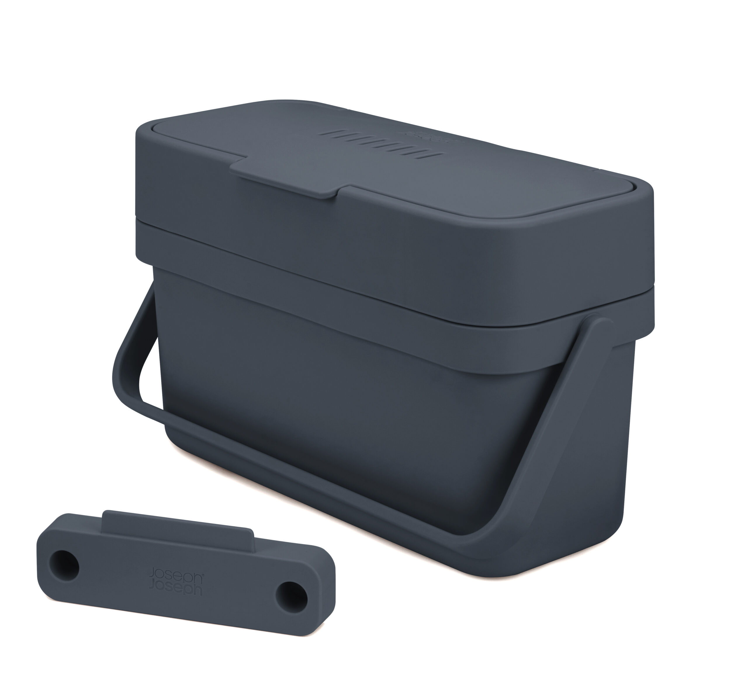 JJ_Compo4_Graphite_30107_CO1 Compo 4 Food Waste Caddy in Graphite – Smart Compost Bin