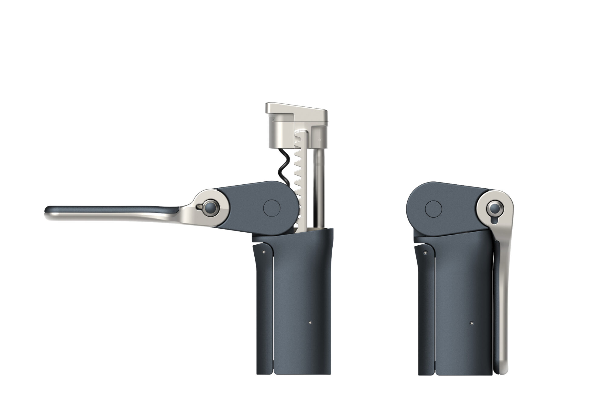 JJ_BarWiseCompactLeverCorkscrew_Blue_(20099)_CO2 Simple BarWise Corkscrew Blue – Compact Wine Bottle Opener