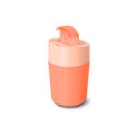 Modern Sipp Travel Mug Coral 340 ml Flip Top Cap Spill Safe