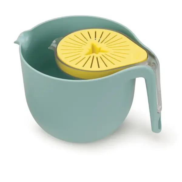 Joseph Joseph Nest™ Trio – Innovative 3-in-1 Food Preparation Set (Jug,                    Mixing Bowl & Citrus Juicer) – Compact & Ergonomic Design