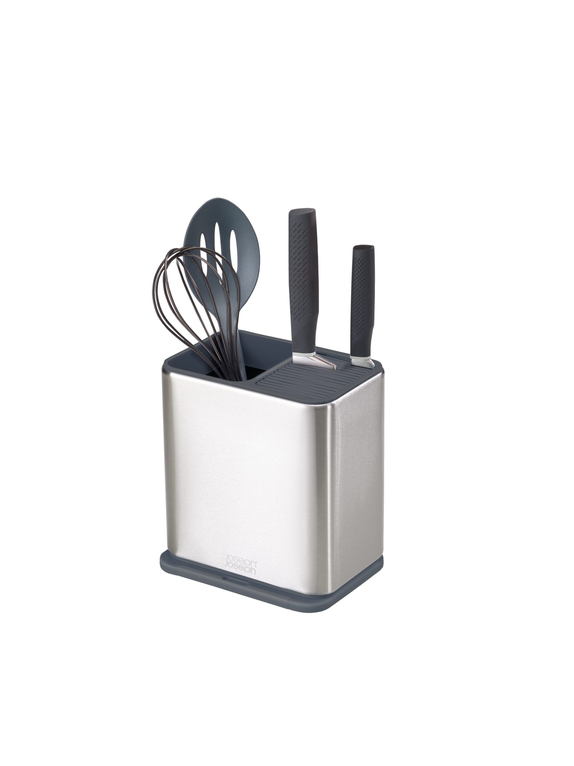 Print Knife and Utensil Pot Grey – Easy Stainless Steel Organizer