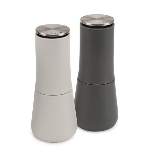 Ultimate Milltop Non Spill Salt And Pepper Mill Set – Grey