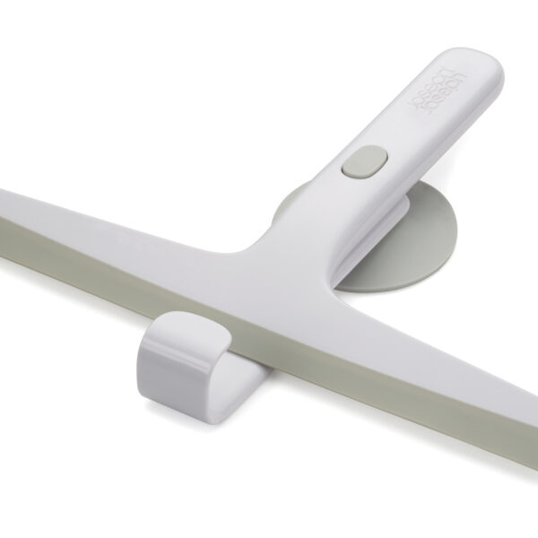 Quick EasyStore Slimline Squeegee With Storage Hook - Grey
