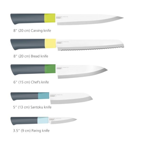 Duo 5-piece Knife Block Set (Opal)