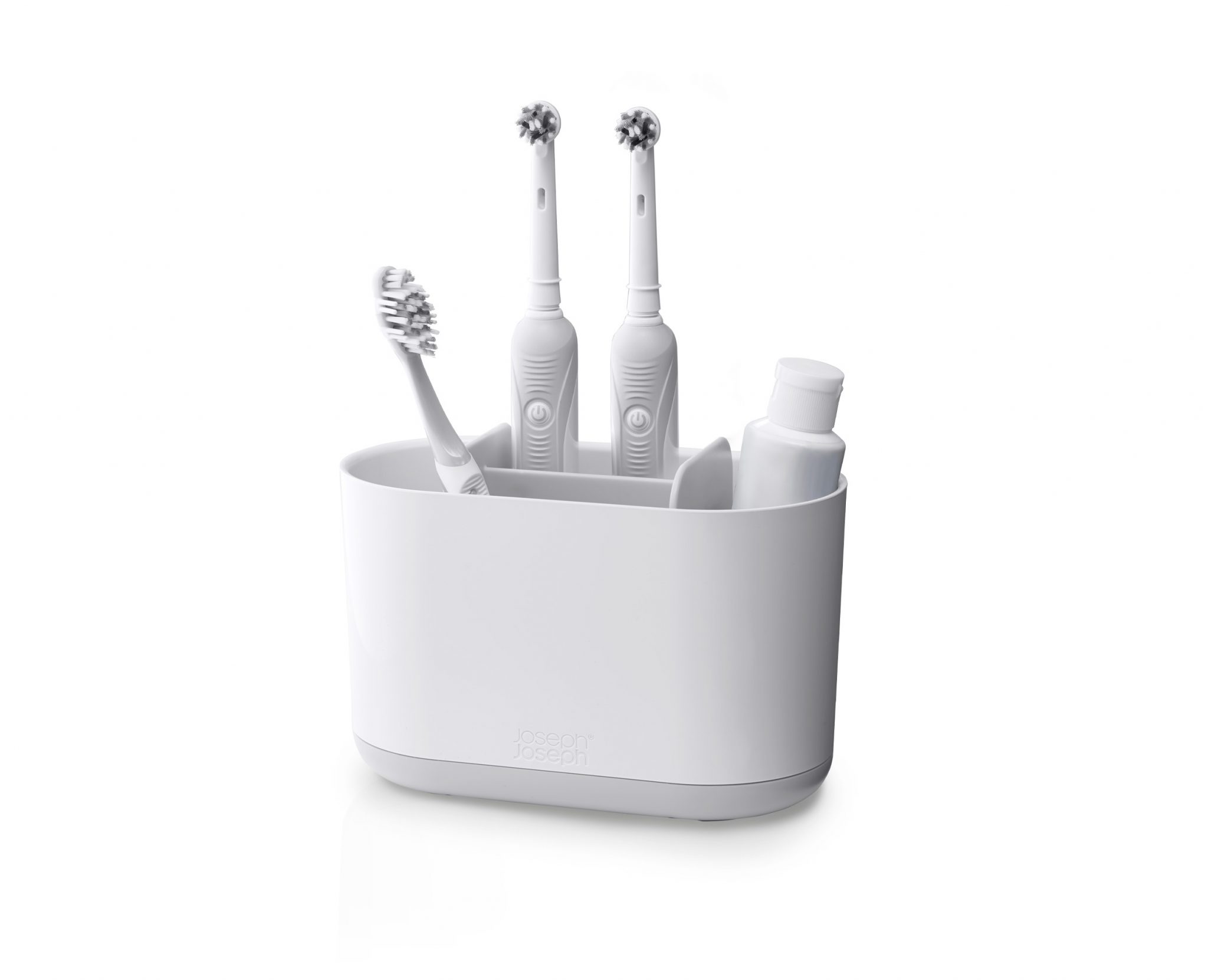 02c19d85-04e0-486e-b36f-ae507918514b.jpg Joseph Joseph Duo Large Toothbrush Caddy (White)