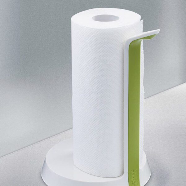 Easy-Tear Kitchen Roll Holder - White/Green