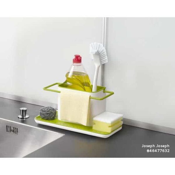 Caddy Sink Area Organiser,                     Large - White/Green