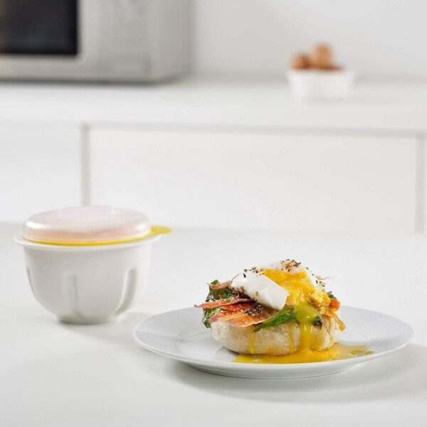 Microwave Egg Poacher - Perfect & Mess-Free Poaching