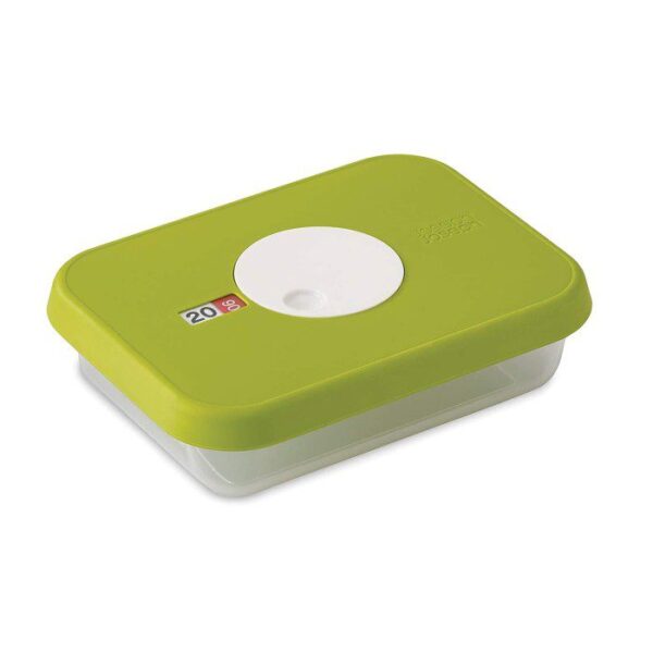 Dial Storage container with datable lid rectangular0.7L