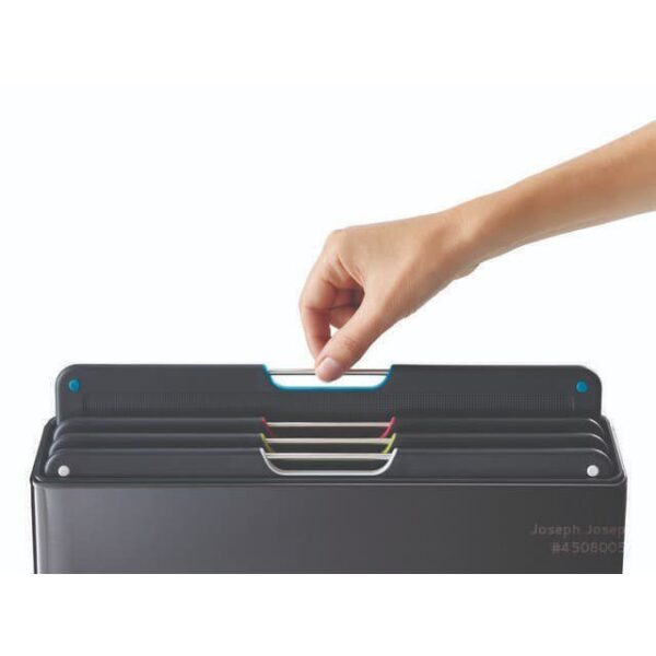 Joseph Joseph Folio Steel 4-piece chopping board set   Carbon Black