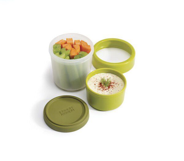 GoEat Compact 2-in-1 snack pot - Green