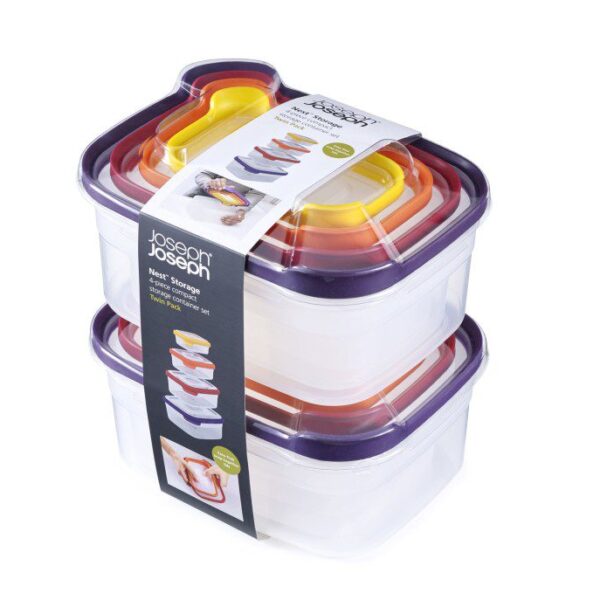 Nest Storage 4 Twin Pack - Multicolour