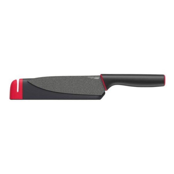 Slice&Sharpen 6" Chef's knife - Black/Red