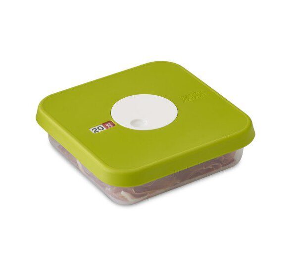 Dial Storage container with datable lid rectangular (0.9L)