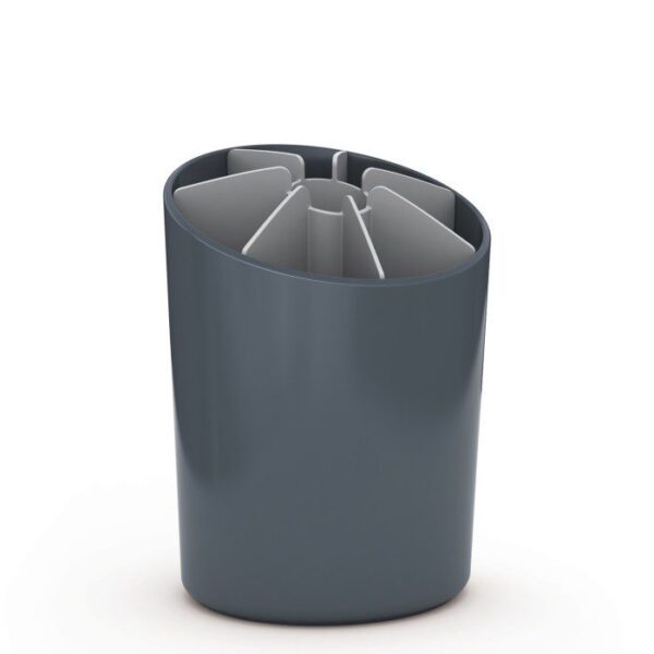 Segment Utensil Pot Dark Grey/Grey