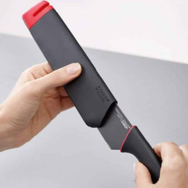 Slice & Sharpen Knives Set Black/Red – Brilliant 2 Piece Set