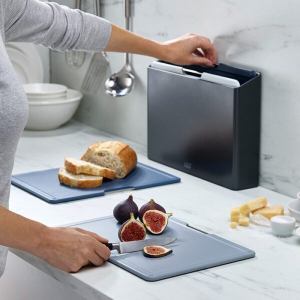 Folio 4-piece Chopping Board Set (Large) - Graphite