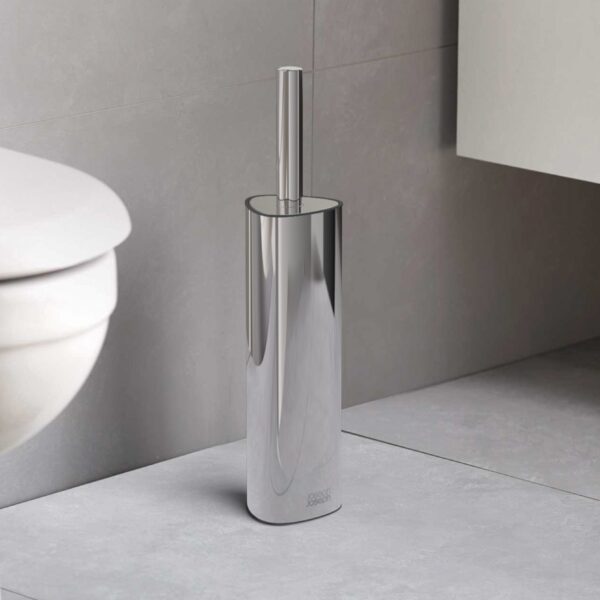 Joseph Joseph Flex 360 Luxe Toilet Brush (Steel)