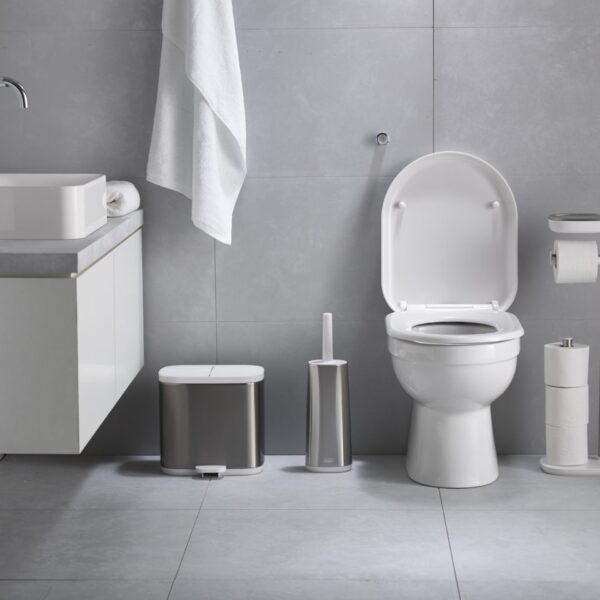 Flex Steel Toilet Brush