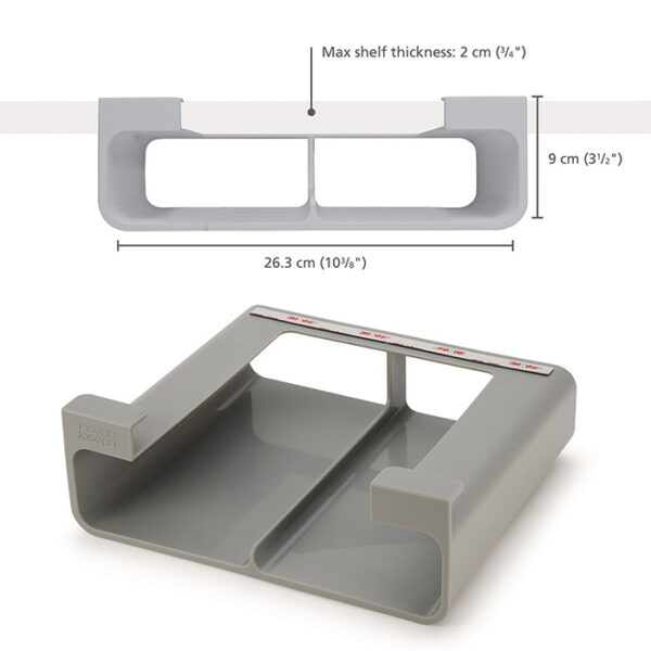 CupboardStore Film,                       Foil and Bag Organiser - Grey