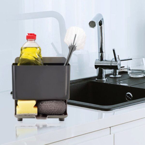 CADDY TOWER SLIMLINE SINK TIDY -GREY