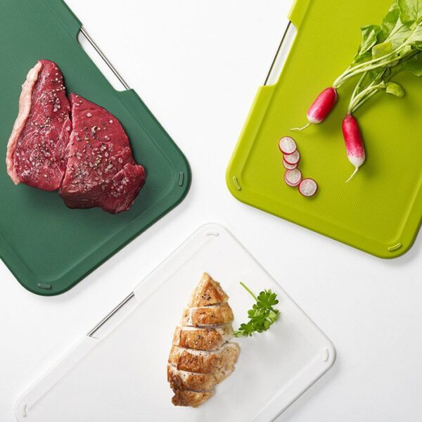 Premium Non-Slip Cutting Board Set – Nest Boards 3-Piece Green