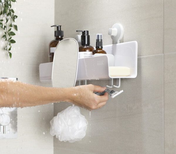 EasyStore Large Shower Caddy - White