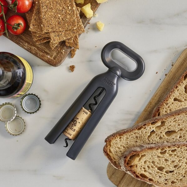 Joseph Joseph Duo 3-in-1 Corkscrew - Grey