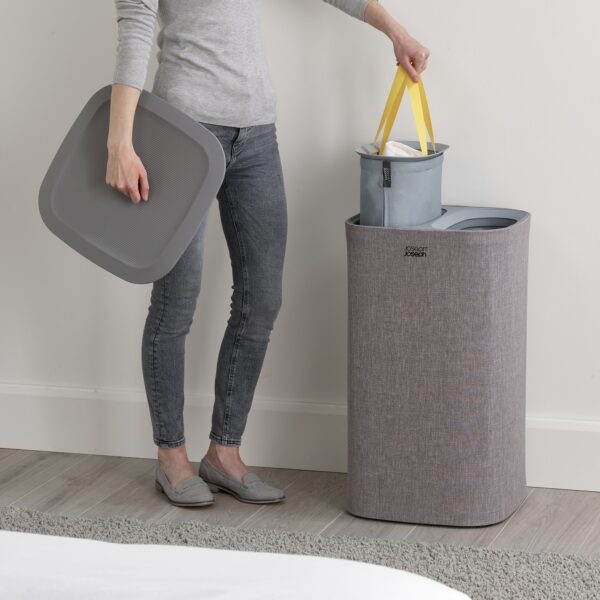 Joseph Joseph Tota 60L Laundry Basket (Grey)