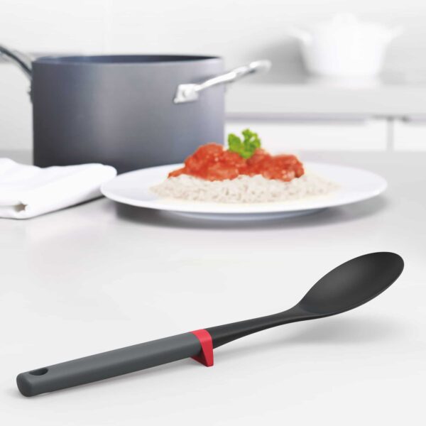 Joseph Joseph Duo Solid Spoon w/tool rest (Grey/Red)