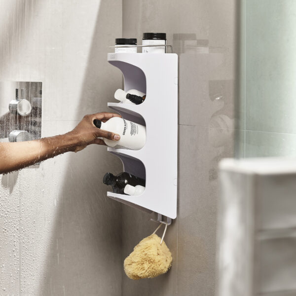 Joseph Joseph Capsule 4-tier Shower Shelf (White)