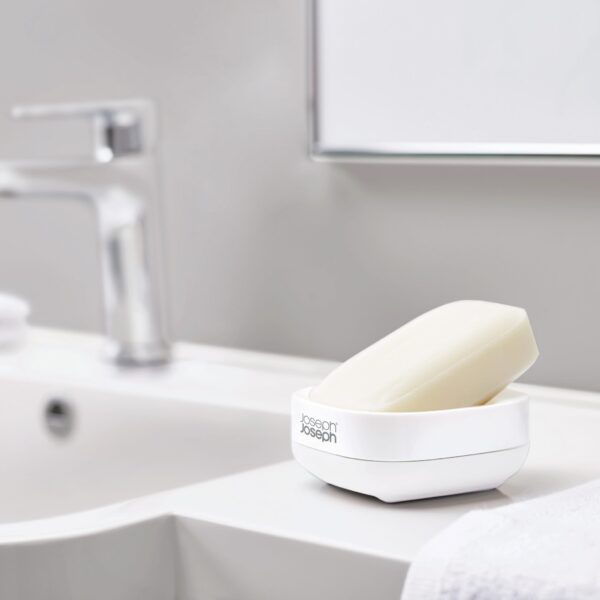 Joseph Joseph Slim Compact Soap Dish (White/White)