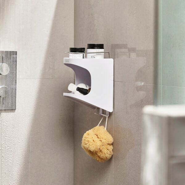 Joseph Joseph Capsule 2-tier Shower Shelf (White)