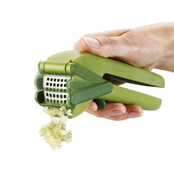 Easy Clean Garlic Press   Smart,                       Powerful & Dishwasher Safe