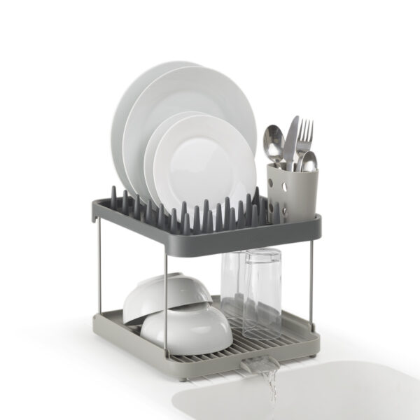 Joseph Joseph Duo 2-Tier Dish Rack (Grey)
