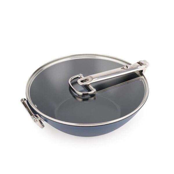 Ultimate Ceramic Non Stick Wok 32cm With Lid - Foldable Hand