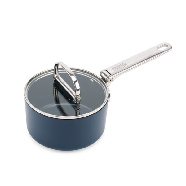 Powerful Space 15 cm Non Stick Saucepan with Folding Handle