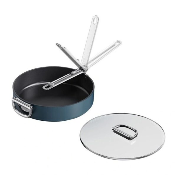 Space 28cm / 3.8qt Non-Stick Sauté Pan with Lid