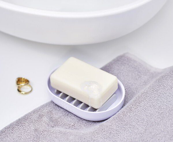 Duo Quick-drain Soap Dish - White