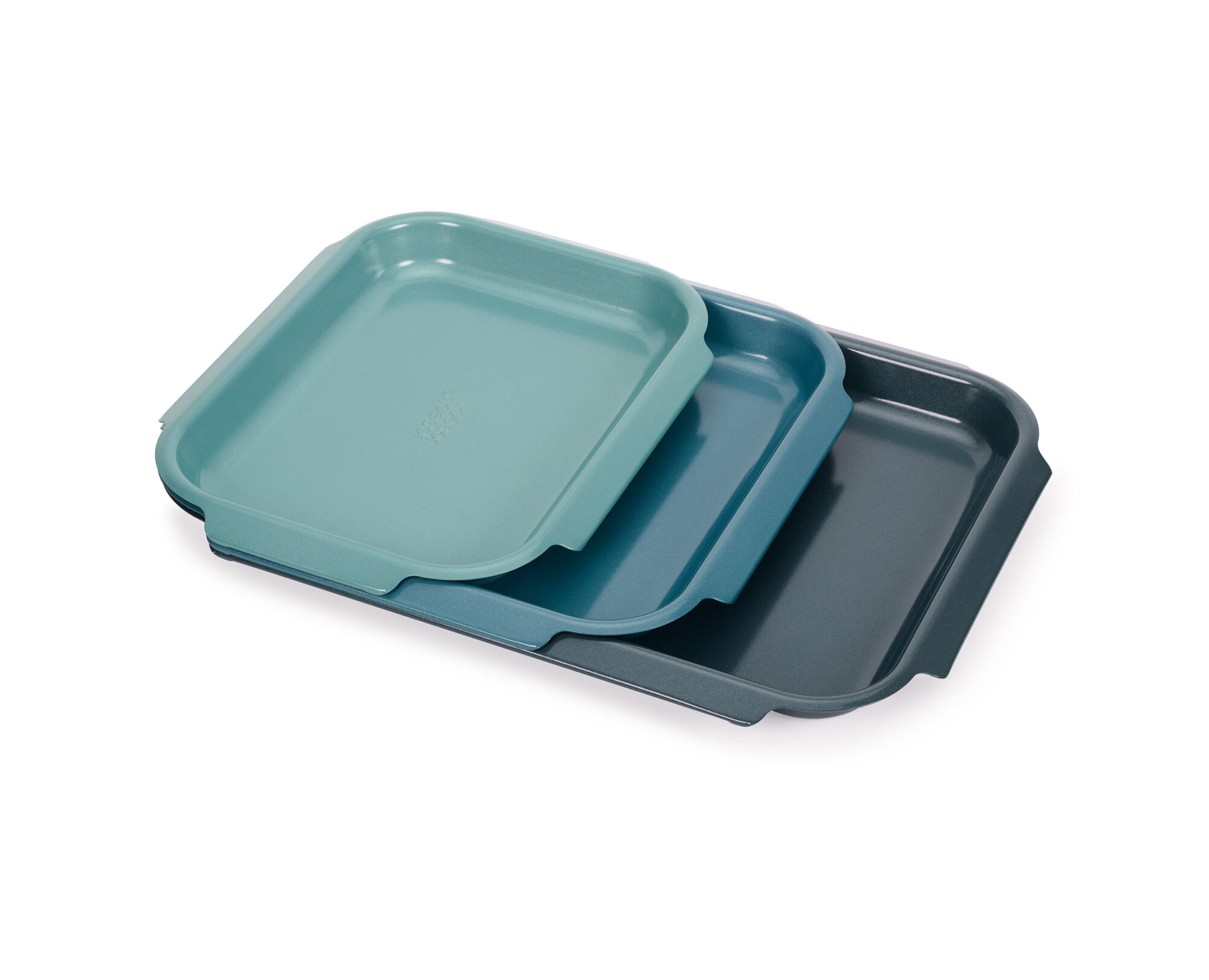 45064_01.jpeg Joseph Joseph Nest™ Bake 3-Piece Non-Stick Baking Tray Set – Blue
