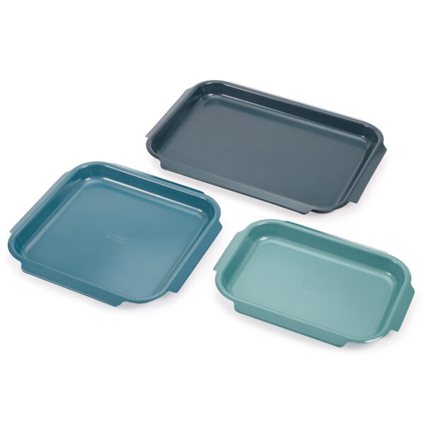 Joseph Joseph Nest™ Bake 3-Piece Non-Stick Baking Tray Set – Blue