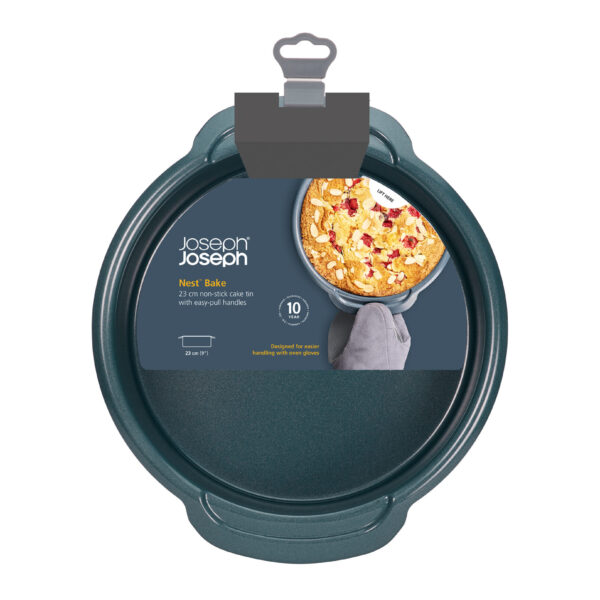 Premium Nest Bake Round Cake Tins – Set of 2 Space-Saving
