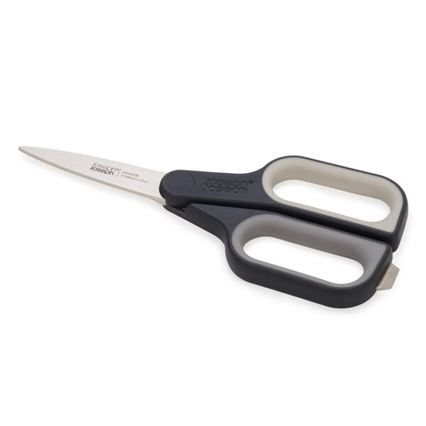 Joseph Joseph PlusCut Grey Scissors with Integrated Box Cutter