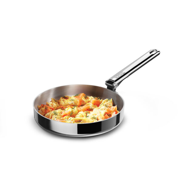 Space Steel Folding Handle 20 cm Frying Pan