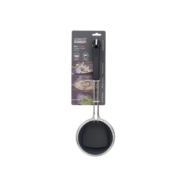 Joseph Joseph Nest Fusion 3-piece Black Wok Utensil Set
