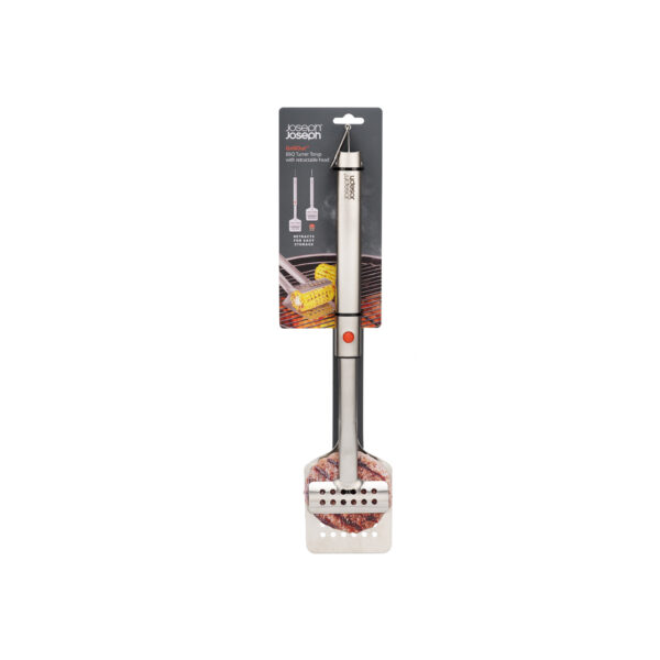 Joseph Joseph GrillOut™ Stainless-Steel BBQ Turner Tongs with Extending Handle